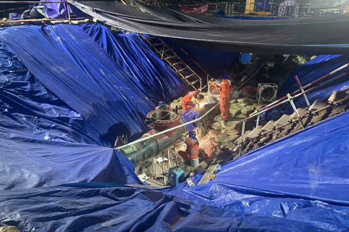 成都抢修中心：圆满完成绵远河穿越隐患治理一级动火作业