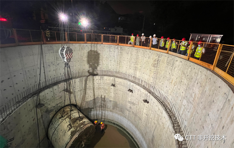 一线动态 南泥湾电力隧道工程“先锋号”首段顶管顺利贯通