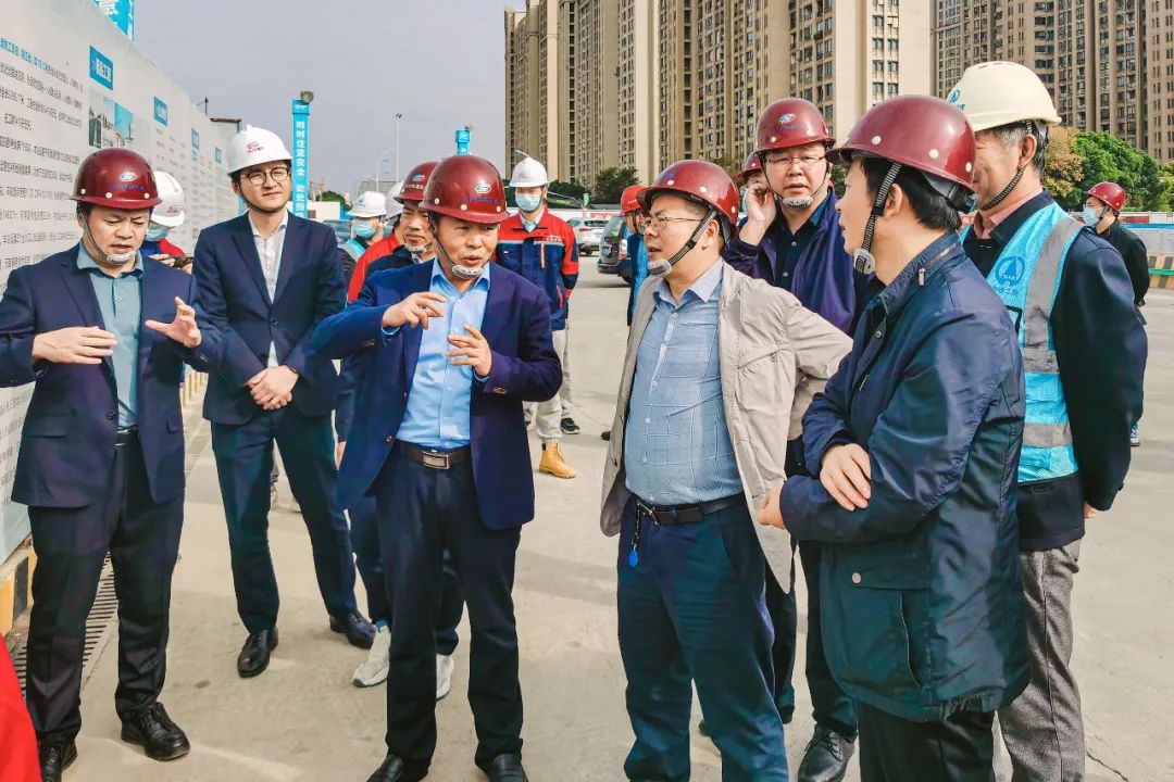 苏州市安全生产督导组莅临轨交8号线项目检查指导