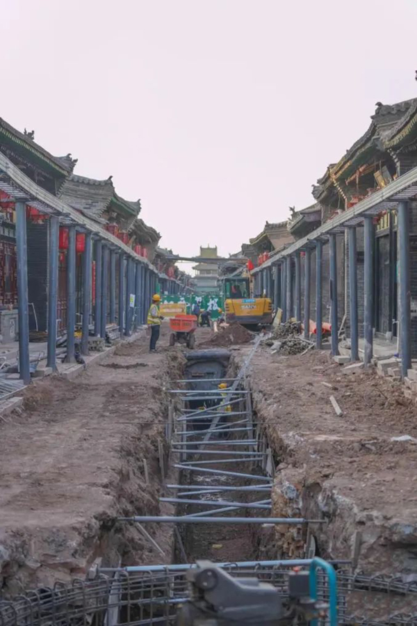 平遥古城重塑“地下经络”！已完成80余条街道地下管网综合改造