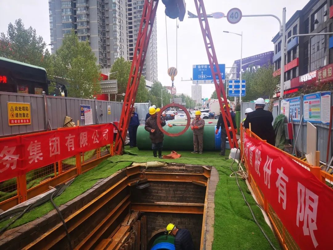 球墨铸铁管穿插法助力郑州供水管网改造，将延长管道寿命70年