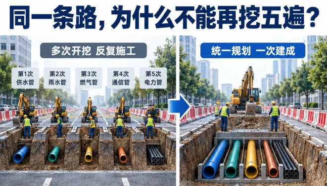 77万公里地下管网怎么改？未来五年，城市可能第一次开始同时改“五张地下网”